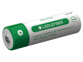 Ledlenser 21700 Li-ion Rechargeable Battery 4800mAh angled view
