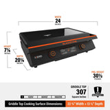 Blackstone E-Series 22" Electric Tabletop Griddle