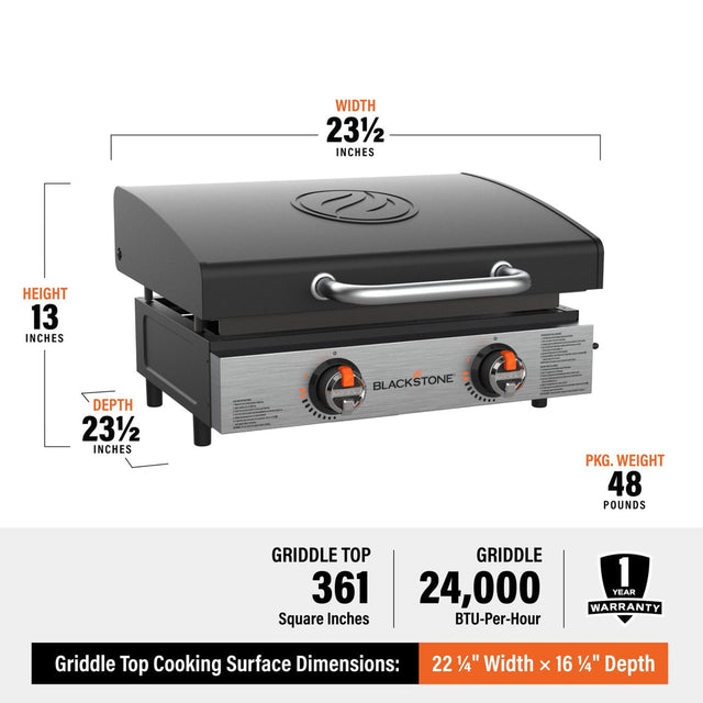 22 Inch Table Top Griddle With Hood