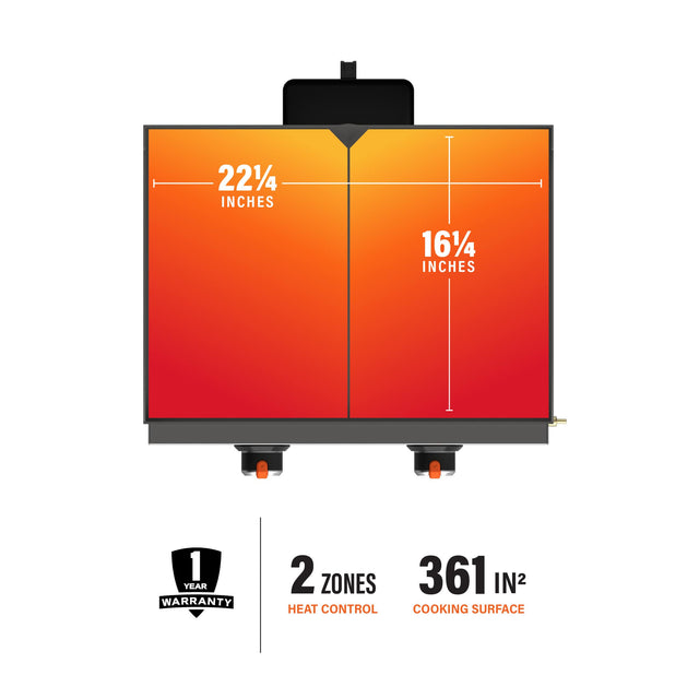 22 Inch Table Top Griddle With Hood