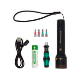 Flashlight P6R Core and Wera Screwdriver Combo