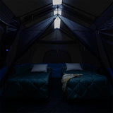 Core Equipment 9 person lighted instant cabin tent LED night light mode