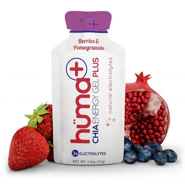 Huma Chia Energy Gel Plus - Berries & Pomegranate - 41g
