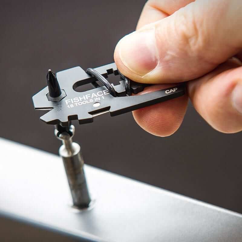 True Utility FishFace Tool Keychain