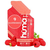 Huma Gel Chia Energy Gel - Raspberries - 43g -Pack of 9