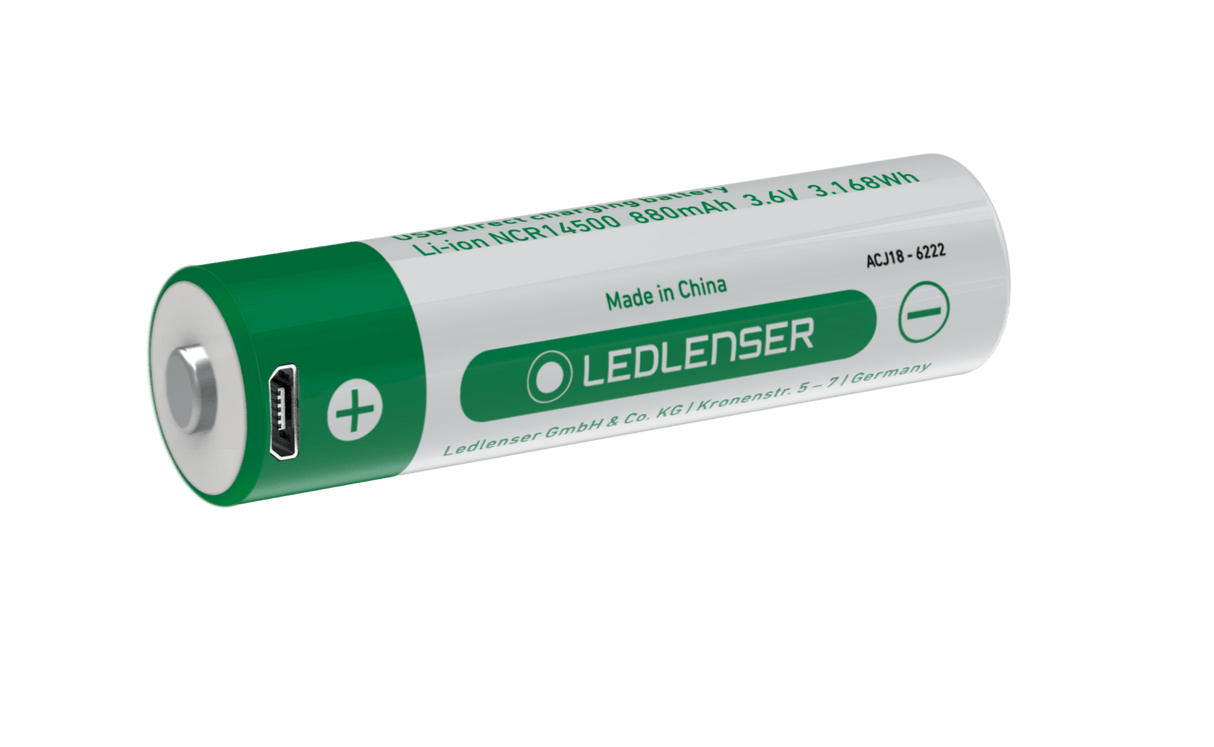 Li-Ion Direct USB Rechargeable Battery 3.6 V - 880 mAh