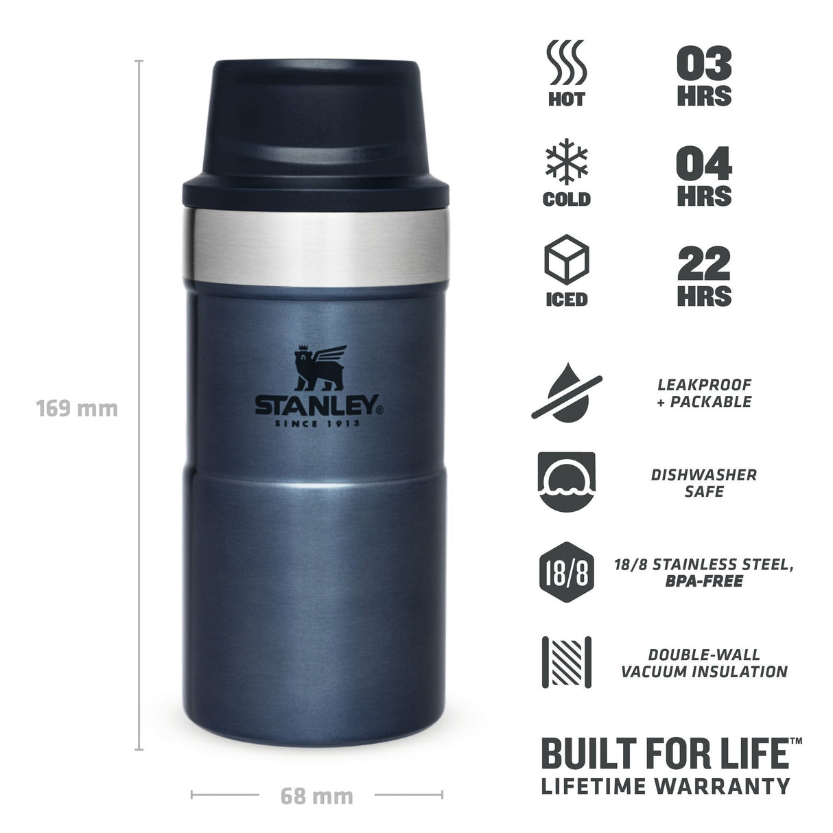 Classic Trigger Action Travel Mug | 0.25 L