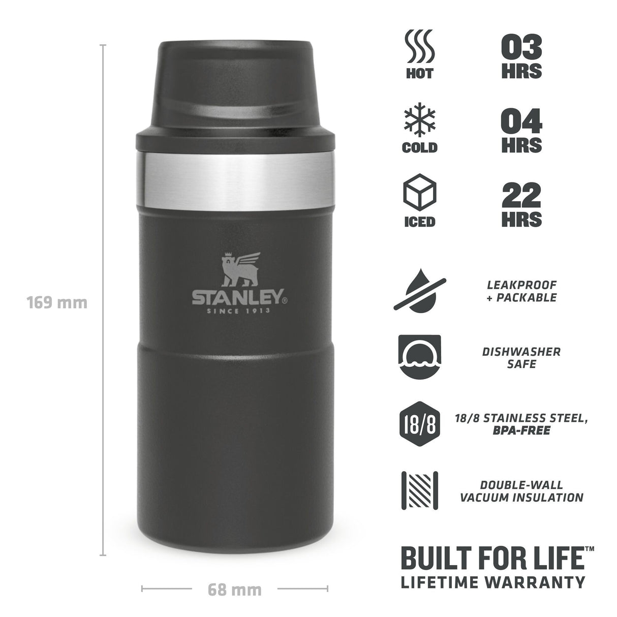 Classic Trigger Action Travel Mug | 0.25 L