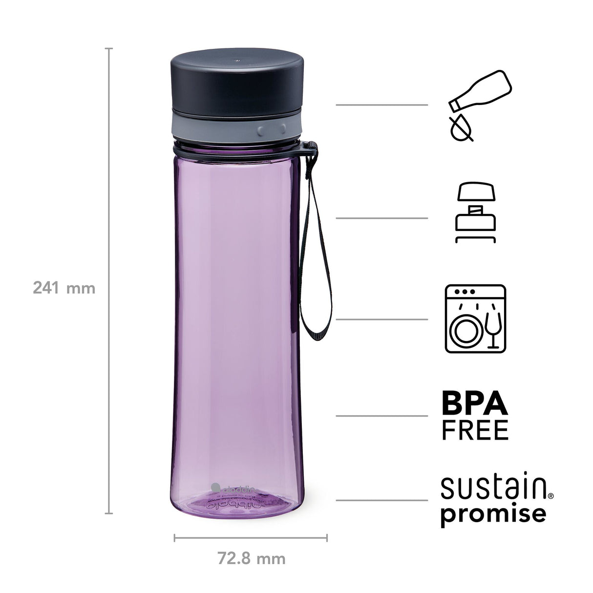 Aveo Water Bottle - 20 oz / 600 ml