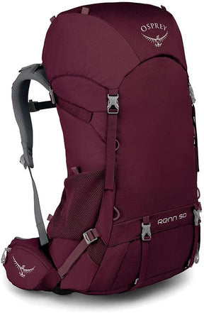 Osprey Renn 50L - Women backpack with women's-specific fit, injection-molded ladder lock, and raincover. Certified bluesign® product.