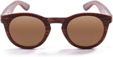 San Francisco Wood Round Designer Sunglasses
