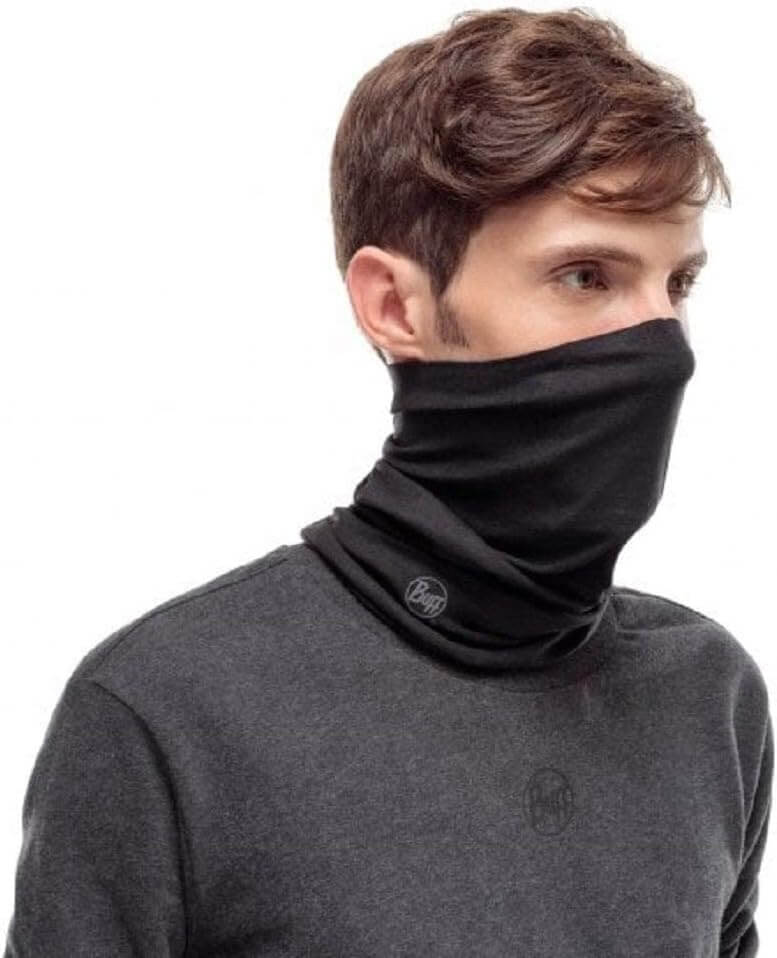 Buff Filter Tube Solid Black UV Face Cover