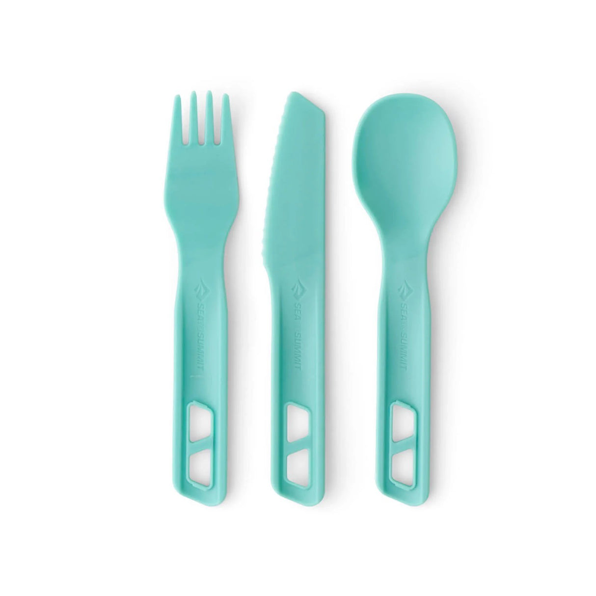 Passage Cutlery Set [3 Piece] Blue Fork, Spoon and Knife