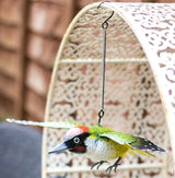 Hanging 3D Metal Woodpecker in Flight