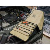 ARB Tool Roll Bag — packed tool kit rolled tight for compact cargo storage.