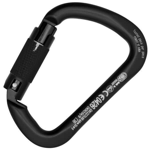 Kong X-large Carbon Auto Block steel carabiner for secure and easy handling