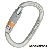 Kong I-Ovalone Carbon Auto Block Steel Oval Carabiner
