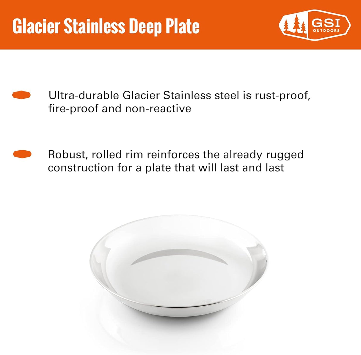 Glacier Stainless Plate