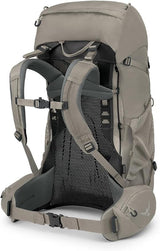 Back view of Osprey Renn 50L - Women showing adjustable torso system