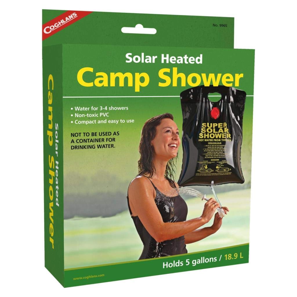 Solar Heated Camp Shower