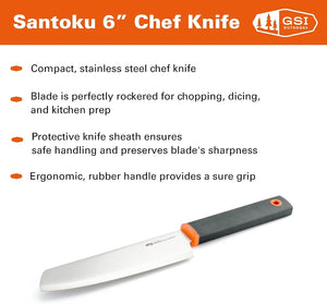 Santoku 6" Chef Knife