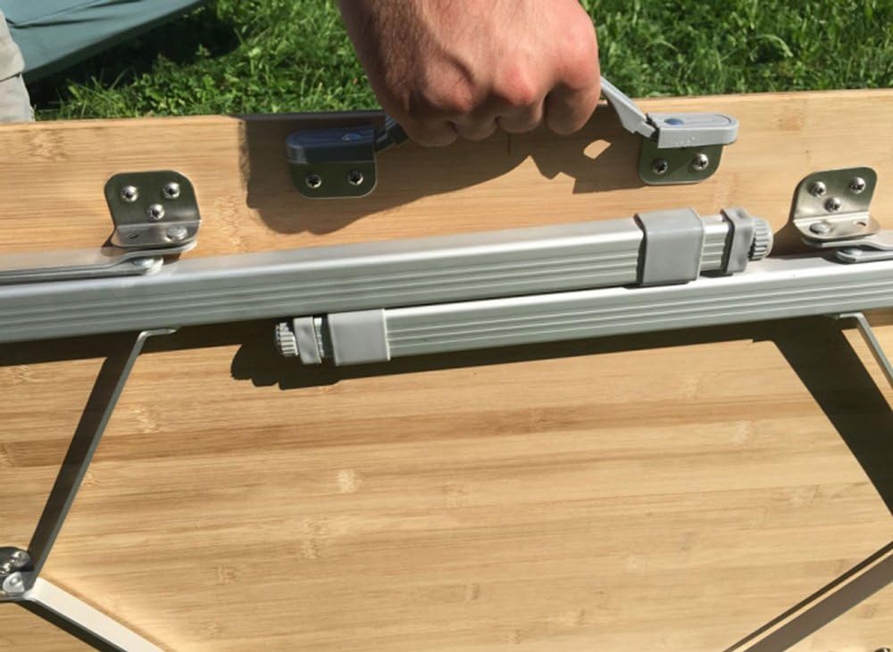 Bamboo Folding Table 80 cm