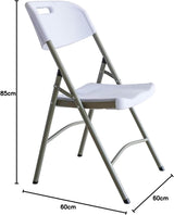 Blow Mold Folding Chair - Off-white