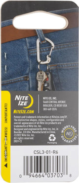 Nite Ize SlideLock Carabiner Stainless Steel Secure Clip