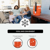 Seat Top 10 Gallon Water Jug with Cup Dispenser