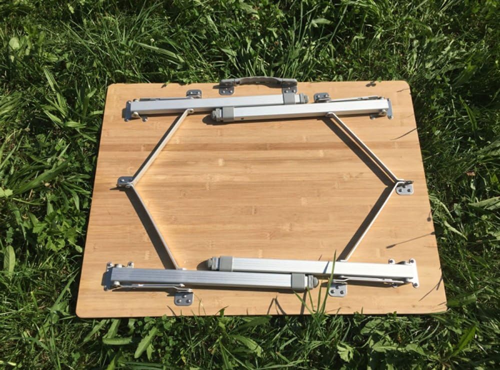 Bamboo Folding Table 80 cm