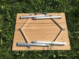 Bamboo Folding Table 80 cm