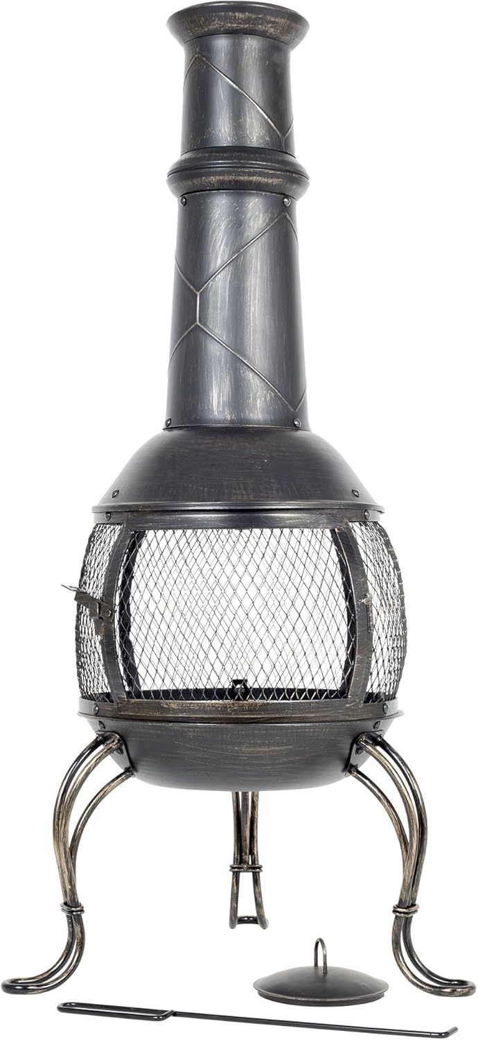 Large Leon Mesh Chimenea