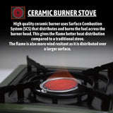 Portable Gas Stove Ceramic Burner