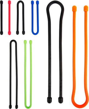 Nite Ize Gear Tie Assorted - 8 Pack Reusable Twist Ties