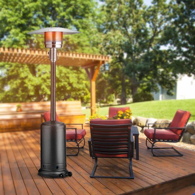 Pureheat Mushroom Style Gas Patio Heater in Black