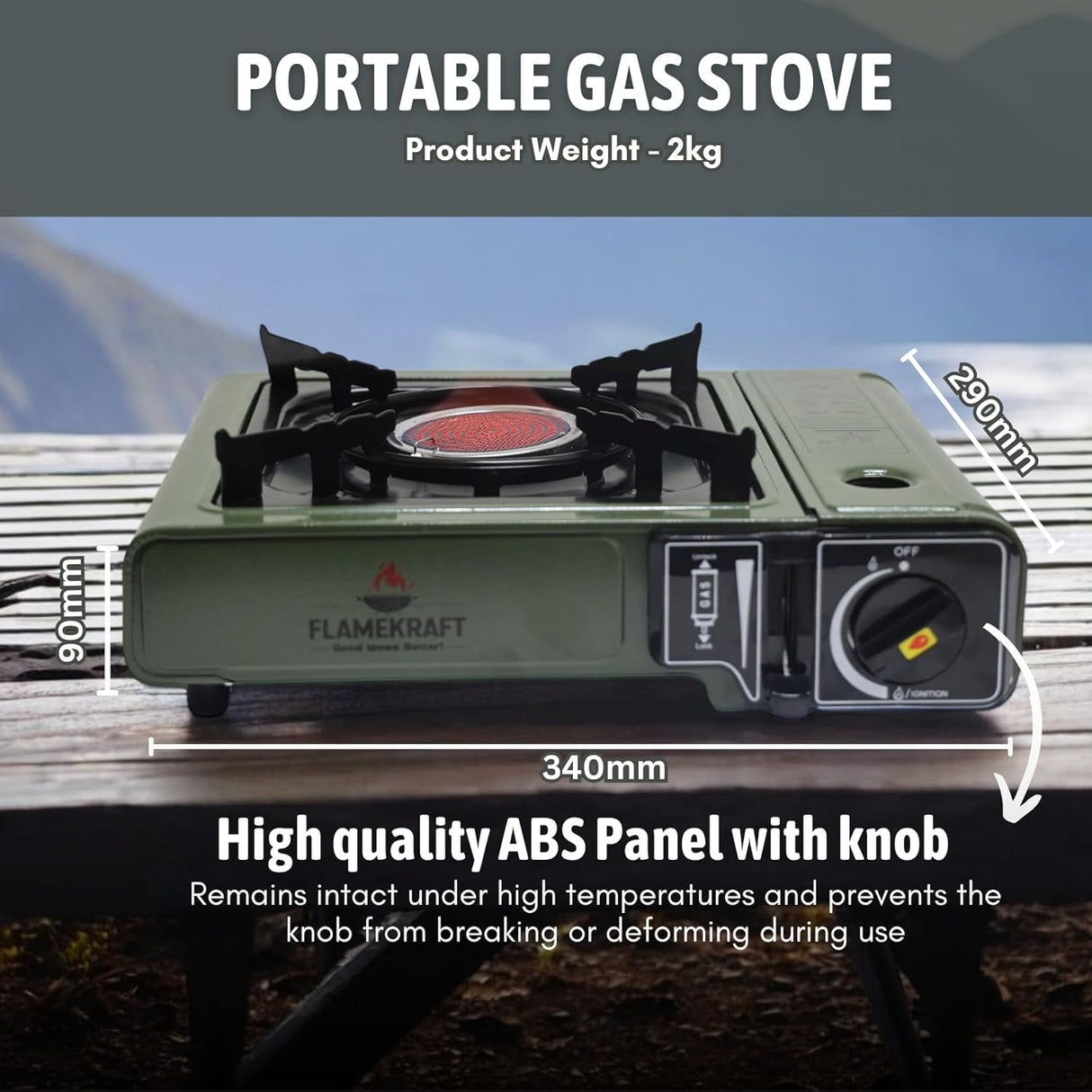 Portable Gas Stove Ceramic Burner