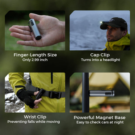 Flextail Zero Flashlight 1200 Lumen Camping Torch