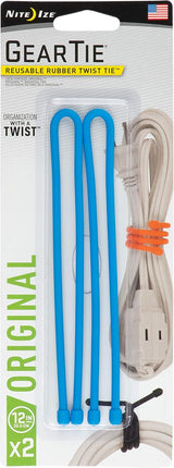 Gear Tie Original Reusable Rubber Twist Tie
