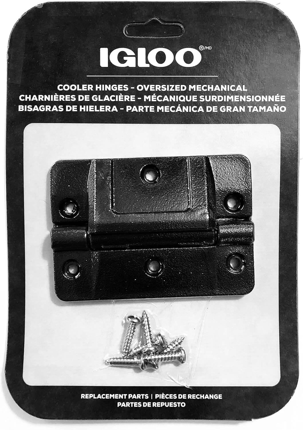 Oversized Black Mechanical Hinge for 150-165 QT Coolers