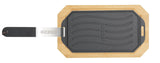 Reversible Cast Iron Pan with Wooden Tray
