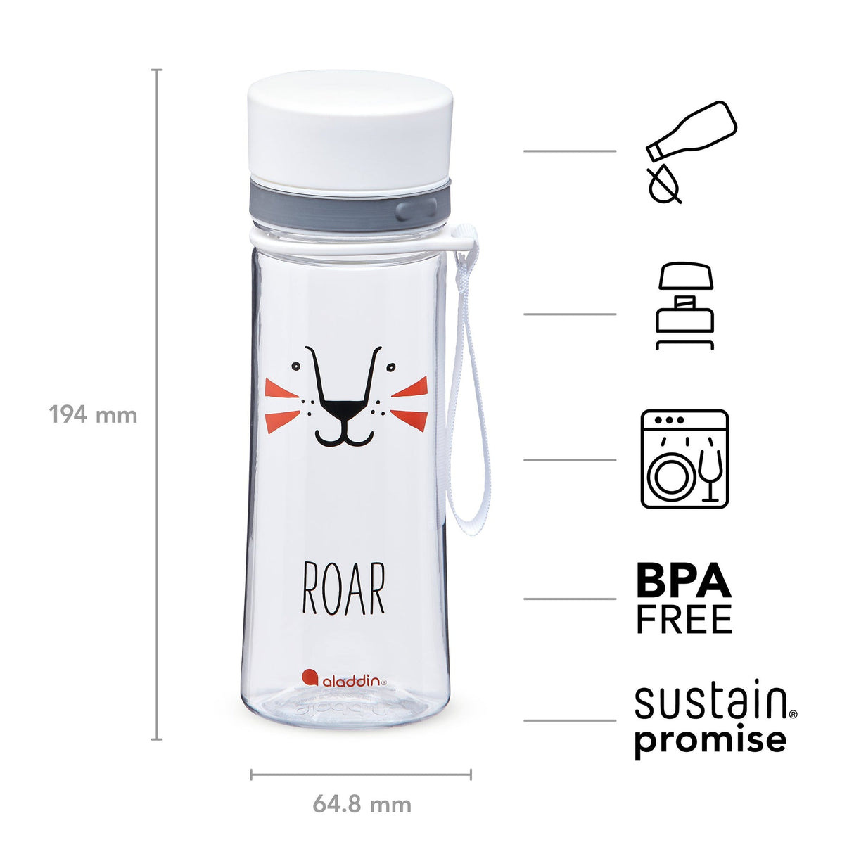 My First Aveo Water Bottle - 12 oz / 350 ml