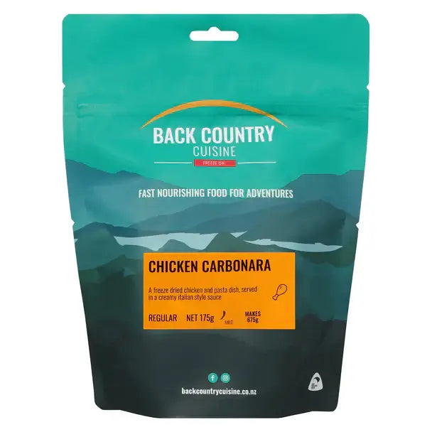 Back Country Cuisine Chicken Carbonara Freeze Dried Meal