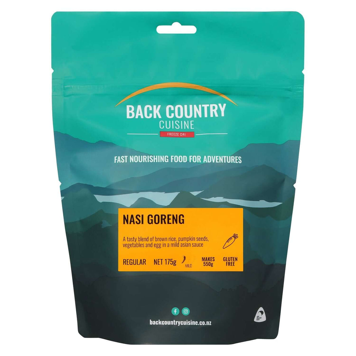 Back Country Cuisine Nasi Goreng Pouch Fried Rice