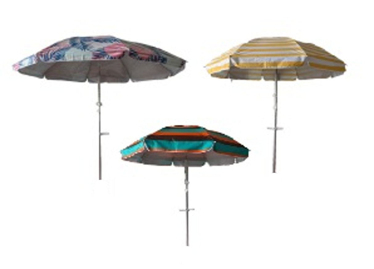 UV Aluminum Beach Umbrella - 2 Meter