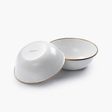 Enamelware Dining Collection - Eggshell (2 Sets)