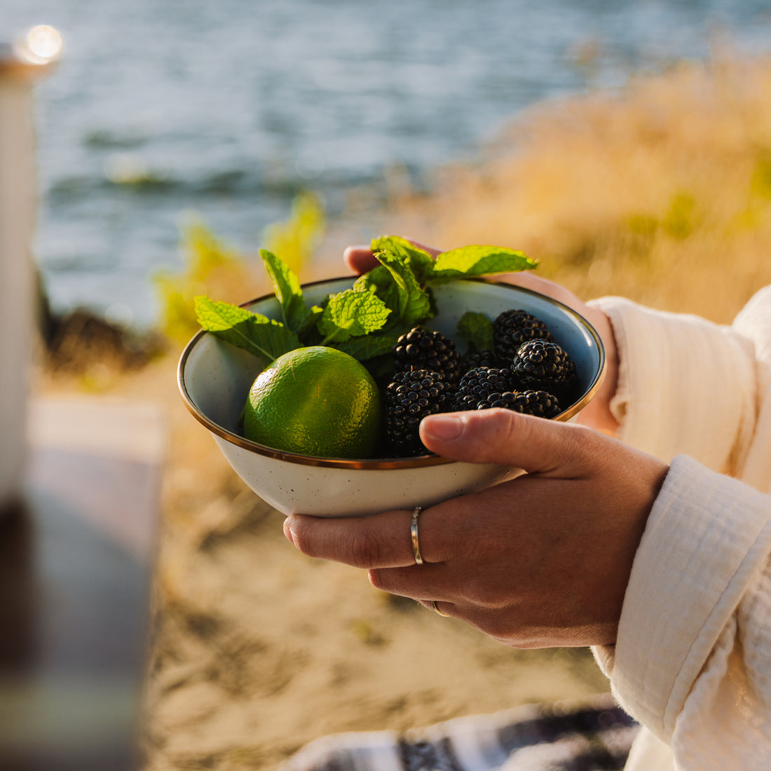 Enamelware Dining Collection - Eggshell (2 Sets)