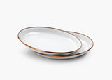 Enamelware Dining Collection - Eggshell (2 Sets)