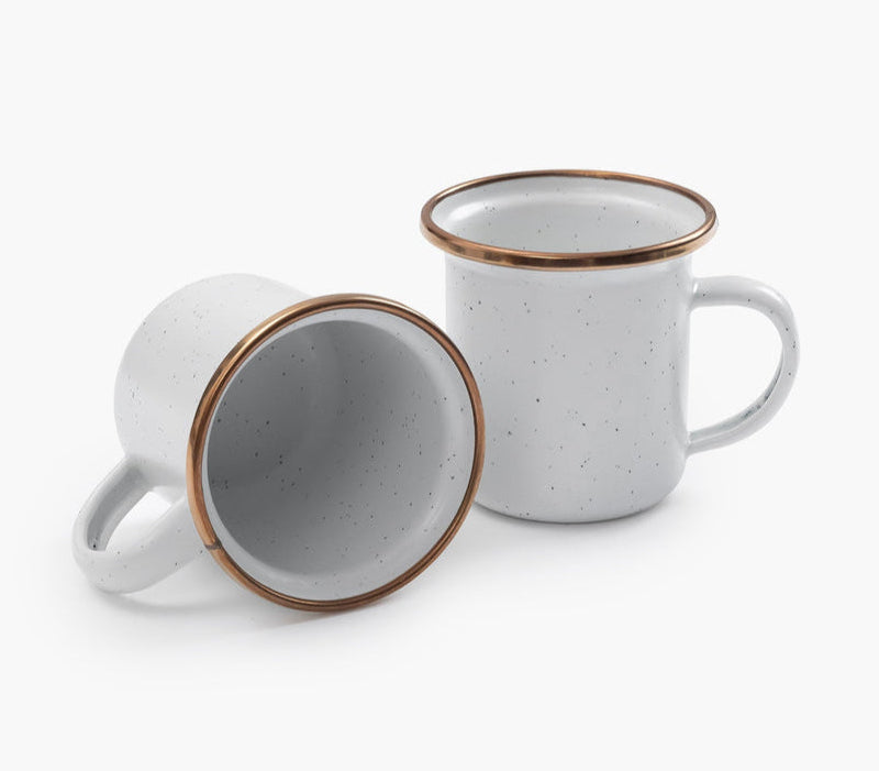Enamelware Dining Collection - Eggshell (2 Sets)
