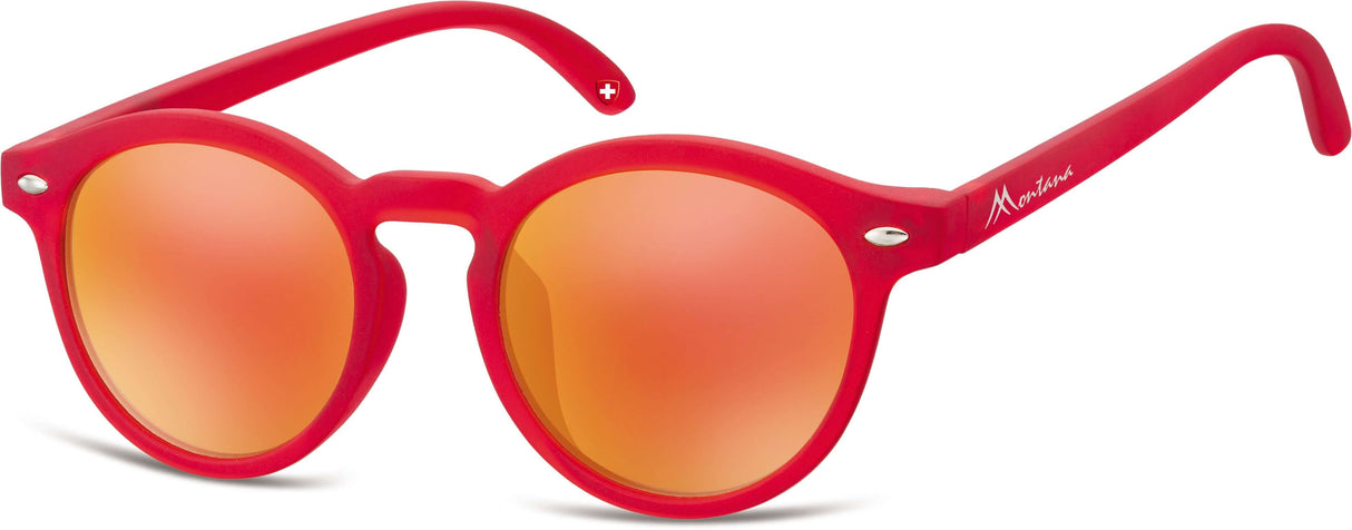 Revo Lenses Rubbertouch Sunglasses Round - Kids