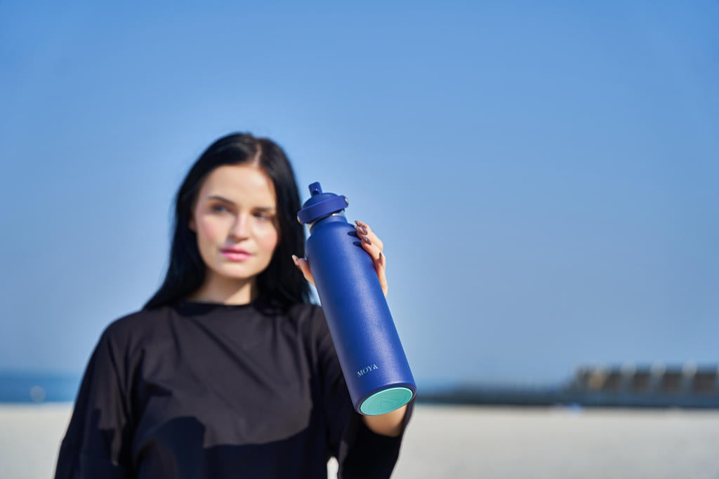 Black Sea Stainless Steel Water Bottle - 24 oz / 700 ml